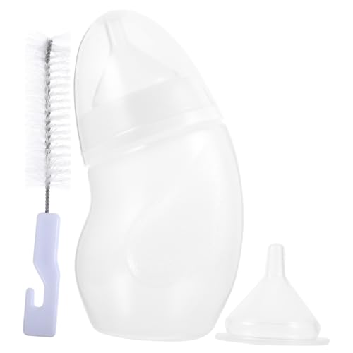 Toyvian Pet Flasche für Haustiere Weiche Brustwarze für Welpen und Kätzchen mit Reinigungspinsel und Ersatznippeln Sicher Praktische Fütterung Toyvian Pet Flasche für Haustiere Weiche Brustwarze für Welpen und Kätzchen mit Reinigungspinsel und Ersatznippeln Sicher Praktische Fütterung von Toyvian