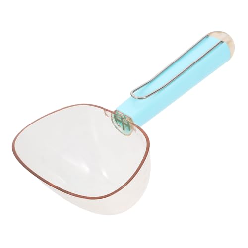 Toyvian Pet Food Scoop mit Edelstahlclip und Präzisen Messungen für Katzen und Hundefutter Ergonomisch Langlebig und Einfach zu Reinigen Portionieren und Frischhalten von Tierfutter von Toyvian