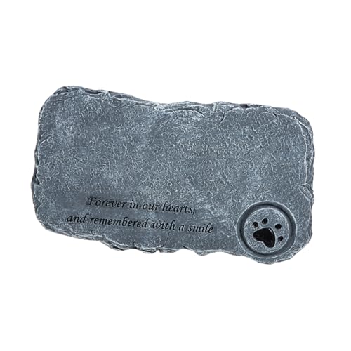 Toyvian Pet Memorial Stein aus Hochwertigem Harz Witterungsbeständig Langlebig Dauerhafte Gartendekoration Hund und Katze Grabstein Outdoor und Indoor Gedenkstein Erinnerung an Geliebte Toyvian Pet Memorial Stein aus Hochwertigem Harz Witterungsbeständig Langlebig Dauerhafte Gartendekoration Hund und Katze Grabstein Outdoor und Indoor Gedenkstein Erinnerung an Geliebte von Toyvian