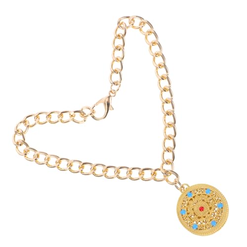 Toyvian Pet Metall Lock -anhänger Chinesische Haustierkette Orientalische Haustierkette Festliche Haustierhalskette Hundehalsbänder Aus Metall Chinesisches Neujahrstierkragen Golden von Toyvian