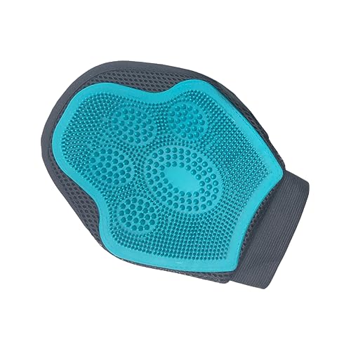 Toyvian Haustier Massagehandschuhbürste Doppelseitig Tierhaarentferner für Hunde und Katzen Komfortabler Badehandschuh für Fellpflege Sanfte Massagebürste Ergonomisches Design von Toyvian