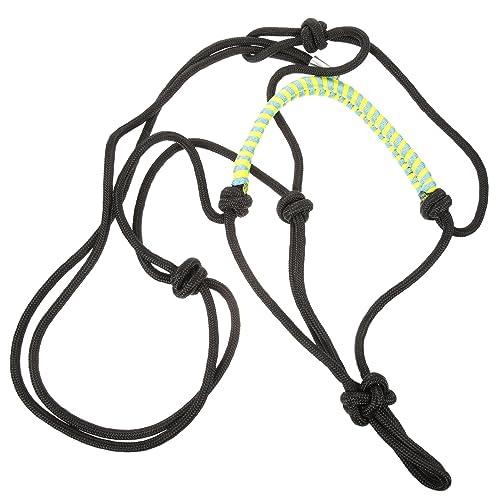 Toyvian Pferdekopfseil für Halfter Ausbildung Pferdeleine astig Gebisslose Zäume für Westernpferde Pferdezaumzeug Reitschutzring Trense Kopfstück Zubehör Nylon Zufällige Farbe von Toyvian