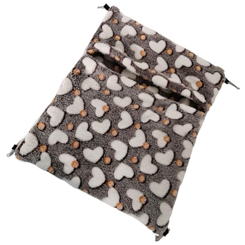 Toyvian Plüsch Hamsterbett Hängematte Warmes Kuschelbett für Meerschweinchen Kleintiere Atmungsaktiv Sicher Haustier Schlafsack für Hamster Chinchilla Nagetiere Toyvian Plüsch Hamsterbett Hängematte Warmes Kuschelbett für Meerschweinchen Kleintiere Atmungsaktiv Sicher Haustier Schlafsack für Hamster Chinchilla Nagetiere von Toyvian