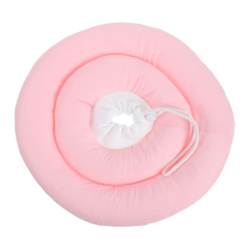 Toyvian Postoperativer Genesungskragen Hundekegelhalsband Hundehalsband Weiches Kegelhalsband Für Kleine Hunde Hund Donut Medizinisches Halsband Für Hunde Rosa Stoff von Toyvian