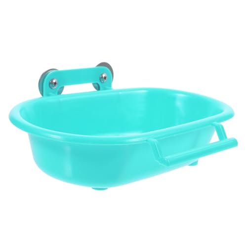 Toyvian Papagei Vogelbadewanne aus PP Material für Käfige Praktische und Multifunktionale Badebox für Sittiche und Kleine Vögel Hängende Vogelwanne für Badekomfort von Toyvian