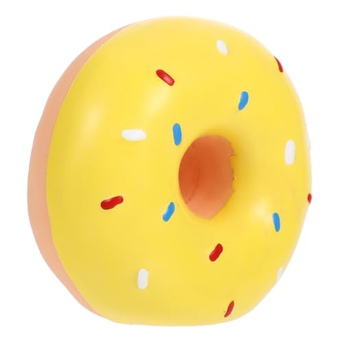 Toyvian Quietschendes Latex Kauspielzeug Donut Form Interaktives Welpen zur Zahnpflege Langlebig und Realistisch Geeignet für Kleine Hunde zur Zahnreinigung und Beschäftigung Toyvian Quietschendes Latex Kauspielzeug Donut Form Interaktives Welpen zur Zahnpflege Langlebig und Realistisch Geeignet für Kleine Hunde zur Zahnreinigung und Beschäftigung von Toyvian