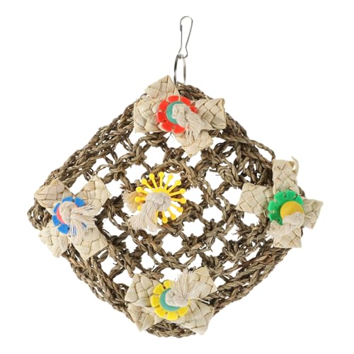 Toyvian Rattan-Anhänger Papageien -Futterspielzeug Schleifspielzeug für Vogelschnäbel Vogelkäfig bunt Kautspielzeug Vogel Papagei Schaukel Kauspielzeug Vogel hängendes hölzern Toyvian Rattan-Anhänger Papageien -Futterspielzeug Schleifspielzeug für Vogelschnäbel Vogelkäfig bunt Kautspielzeug Vogel Papagei Schaukel Kauspielzeug Vogel hängendes hölzern von Toyvian