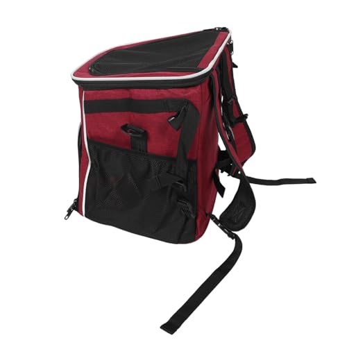 Toyvian Reiserucksack Für Haustiere Reisetragetasche Für Hunde Ausflugsrucksack Für Katzen Zum Fahrradfahren Haustier Rucksack Doppel Schultertasche Für Haustiere Doppel Schulter von Toyvian