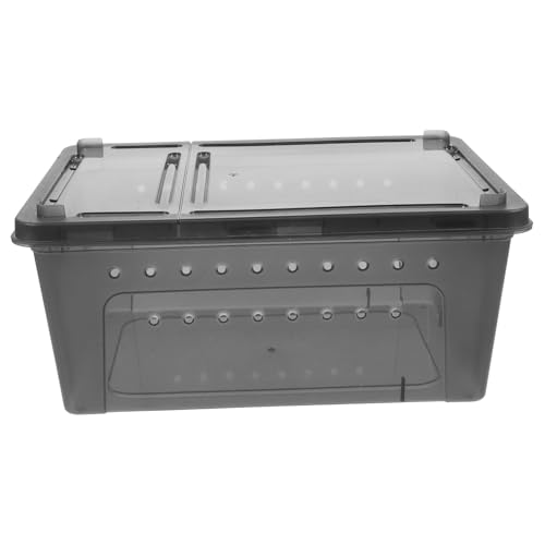 Toyvian Reptilien Futterbox für Spinnen und Insekten Transparente Zuchtbox mit Belüftungsöffnungen Kunststoff Terrarium für Kleine Reptilien Wie Geckos und Frösche Toyvian Reptilien Futterbox für Spinnen und Insekten Transparente Zuchtbox mit Belüftungsöffnungen Kunststoff Terrarium für Kleine Reptilien Wie Geckos und Frösche von Toyvian