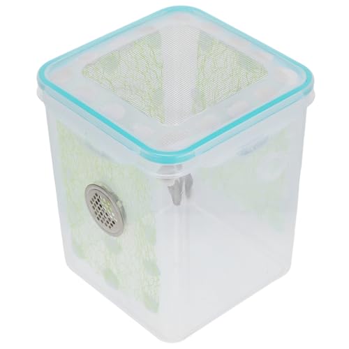 Toyvian Reptilien Zuchtbox aus Robustem Kunststoff mit Lüftungslöchern Transparente Insekten und Gottesanbeterin Terrarium Box Praktische Fütterungsbox für Spinnen Krabbeltiere und Kleine von Toyvian