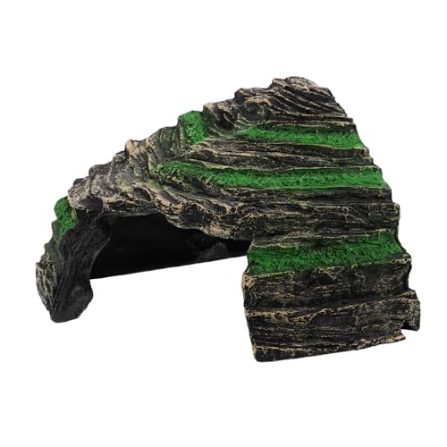 Toyvian Reptilienhöhle Aus Harz Für Schildkröten Und Bartagamen Sonnenplattform Und Kletterrampe Für Aquarien Dekoration Und Sicheres Versteck Für Wasserhaustiere Toyvian Reptilienhöhle Aus Harz Für Schildkröten Und Bartagamen Sonnenplattform Und Kletterrampe Für Aquarien Dekoration Und Sicheres Versteck Für Wasserhaustiere von Toyvian