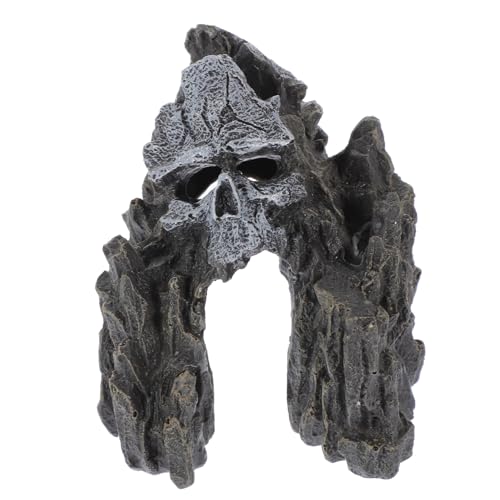 Toyvian Resin Aquarium Dekoration Schädel Höhle Felsen Versteck Ornament Lebensecht Langlebig Vielseitig für Fischbecken Reptilien und Garnelenbecken Farbecht und Sicher Toyvian Resin Aquarium Dekoration Schädel Höhle Felsen Versteck Ornament Lebensecht Langlebig Vielseitig für Fischbecken Reptilien und Garnelenbecken Farbecht und Sicher von Toyvian