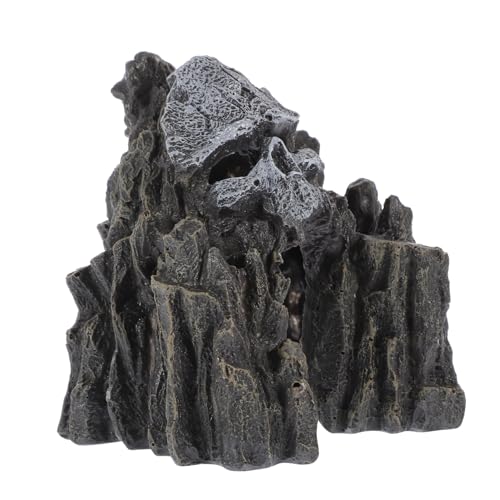 Toyvian Resin Aquarium Höhle Dekoration Skull Mountain Ornament Langlebiges Terrarium Versteck aus Sicherem Harz Einfach zu Reinigen Dekoratives Versteck für Fische und Reptilien Geeignet Toyvian Resin Aquarium Höhle Dekoration Skull Mountain Ornament Langlebiges Terrarium Versteck aus Sicherem Harz Einfach zu Reinigen Dekoratives Versteck für Fische und Reptilien Geeignet von Toyvian