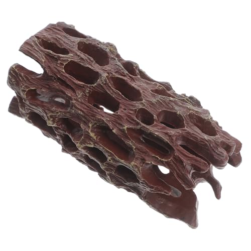 Toyvian Resin Aquarium Ornament Fischtank Dekoration Versteck für Garnelen und Kleine Fische Natürliches Microlandschafts-deko Sicherer Shrimp Unterschlupf Vielseitig für Zuhause Büro von Toyvian