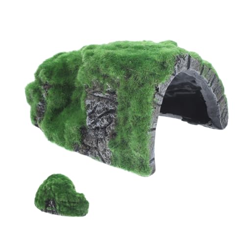 Toyvian Resin Reptilienhöhle Terrarium Versteck Feine Details Leichtes Tragbares Reptilienversteck für Schlangen Eidechsen Schildkröten Multifunktional als Versteck und Dekoration Toyvian Resin Reptilienhöhle Terrarium Versteck Feine Details Leichtes Tragbares Reptilienversteck für Schlangen Eidechsen Schildkröten Multifunktional als Versteck und Dekoration von Toyvian
