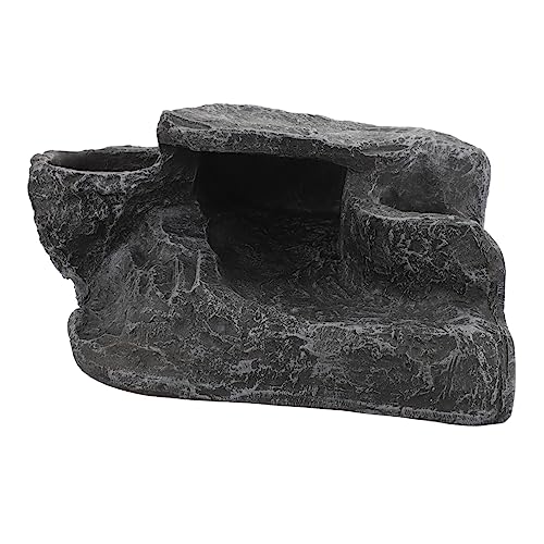 Toyvian Resin Schildkröten Plattform Kletterrampe Aquarium Deko Sonnenbad Stein Höhle für Reptilien Terrarium Langlebig und Toyvian Resin Schildkröten Plattform Kletterrampe Aquarium Deko Sonnenbad Stein Höhle für Reptilien Terrarium Langlebig und von Toyvian