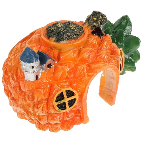 Toyvian Resin Unterwasser Schloss Dekoration für Aquarium Imitation von Cartoon Castle und Farbecht für Fischbecken und Wohnräume Große Auswahl für Natürliche Aquarienlandschaften von Toyvian