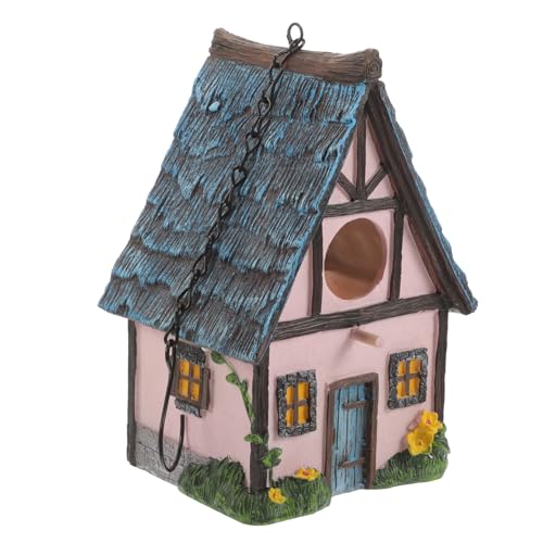Toyvian Hängendes Vogelhaus Aus Resin Wetterfestes Leichtes Vogel-Nest Für Garten Und Balkon Rückzugsort Für Vögel Installieren Und Dekorativ Toyvian Hängendes Vogelhaus Aus Resin Wetterfestes Leichtes Vogel-Nest Für Garten Und Balkon Rückzugsort Für Vögel Installieren Und Dekorativ von Toyvian