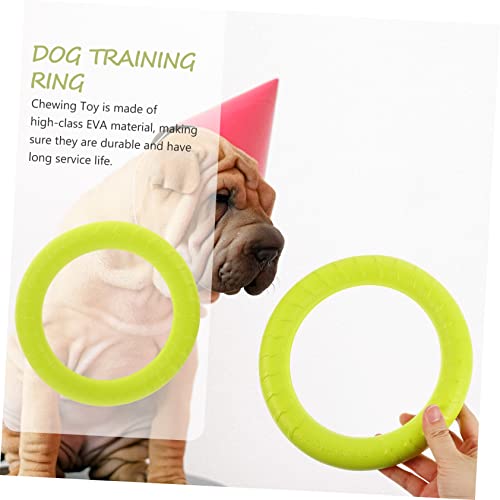 Toyvian Robuster Hundekauspielzeug Ring Grün Verschleißfestes für Training Zahnpflege und Interaktives Geeignet für Kleine Hunde und Welpen Fördert Aktivität und Bindung Toyvian Robuster Hundekauspielzeug Ring Grün Verschleißfestes für Training Zahnpflege und Interaktives Geeignet für Kleine Hunde und Welpen Fördert Aktivität und Bindung von Toyvian