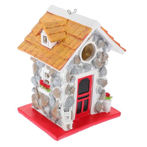 Toyvian Robustes Resin Vogelhaus Aufhängen Wetterfestes Garten Nistkasten aus Stein Dekoratives Außenvogelhaus für Terrasse Balkon und Baum Langlebiges Vogelnest für Wildvögel Toyvian Robustes Resin Vogelhaus Aufhängen Wetterfestes Garten Nistkasten aus Stein Dekoratives Außenvogelhaus für Terrasse Balkon und Baum Langlebiges Vogelnest für Wildvögel von Toyvian