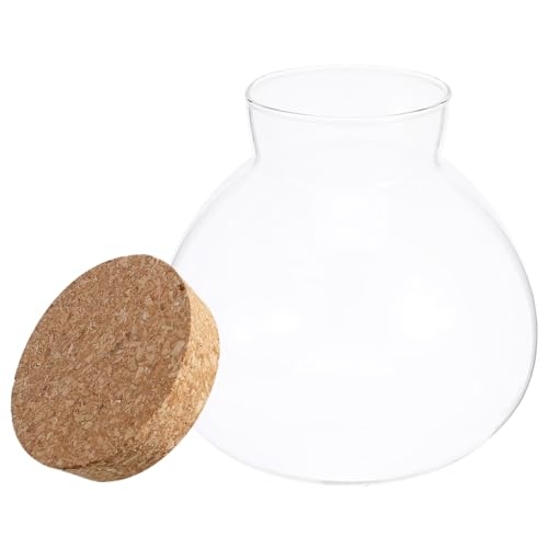 Toyvian Rundes Glasgefäß mit Transparentes Luftdichtes Mehrzweck-glasfläschchen für DIY-ökoflaschen Geeignet zur Aufbewahrung von Pflanzen Moos und Dekoration in Wohn Arbeitsräumen Toyvian Rundes Glasgefäß mit Transparentes Luftdichtes Mehrzweck-glasfläschchen für DIY-ökoflaschen Geeignet zur Aufbewahrung von Pflanzen Moos und Dekoration in Wohn Arbeitsräumen von Toyvian