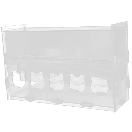 Toyvian Rutin Hühner Futterautomat aus Transparenter Automatischer Futterspender mit Fächern Stabiler Futtertrog für Geflügel und Vögel Installieren für Heim und Anwendung Toyvian Rutin Hühner Futterautomat aus Transparenter Automatischer Futterspender mit Fächern Stabiler Futtertrog für Geflügel und Vögel Installieren für Heim und Anwendung von Toyvian