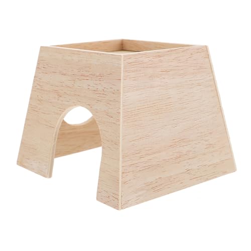 Toyvian Rutin Hühnerstall Holzhaus für Kleintiere Multifunktionales Versteck und Legenest Langlebiges Hamster Versteck und Meerschweinchen Spielhaus Geeignet für Kleine Haustiere Wie Igel von Toyvian