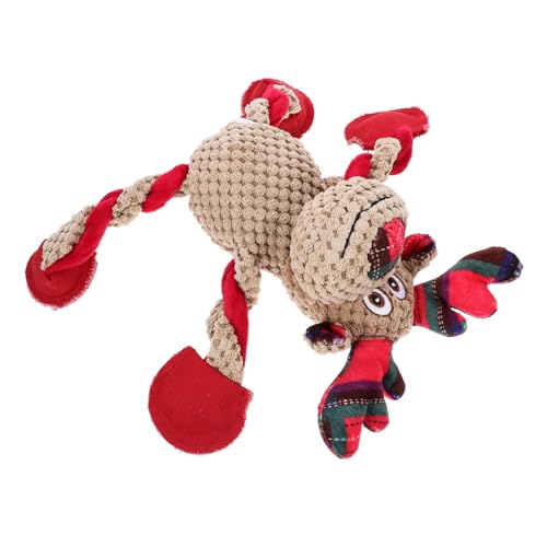 Toyvian Santa Claus Hundespielzeug Hund weihnachtsspielzeug kauer Haustier Hund Stofftier Plüsch-Rentier-Hundespielzeug Tuff Plüschkauspielzeug Outdoor-Trainingsspielzeug Toyvian Santa Claus Hundespielzeug Hund weihnachtsspielzeug kauer Haustier Hund Stofftier Plüsch-Rentier-Hundespielzeug Tuff Plüschkauspielzeug Outdoor-Trainingsspielzeug von Toyvian