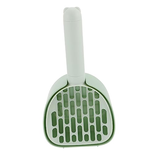 Toyvian Schaufel für Katzenstreu Kotschaufel Wurf Plaudern Und Dog Poop Scooper cat Litter Shovel Schaufel zum Reinigen von Katzenstreu multifunktionale Katzenstreuschaufel Plastik Green von Toyvian