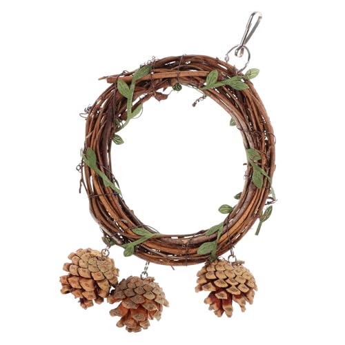 Toyvian Schaukelspielzeug Papagei Rattan Papageienbarsch Wellensittichspielzeug natürlich Vogel Seil Barsch Vogelzubehör Vogelstange Vogelkäfigspielzeug Papageiung Swing hölzern Toyvian Schaukelspielzeug Papagei Rattan Papageienbarsch Wellensittichspielzeug natürlich Vogel Seil Barsch Vogelzubehör Vogelstange Vogelkäfigspielzeug Papageiung Swing hölzern von Toyvian