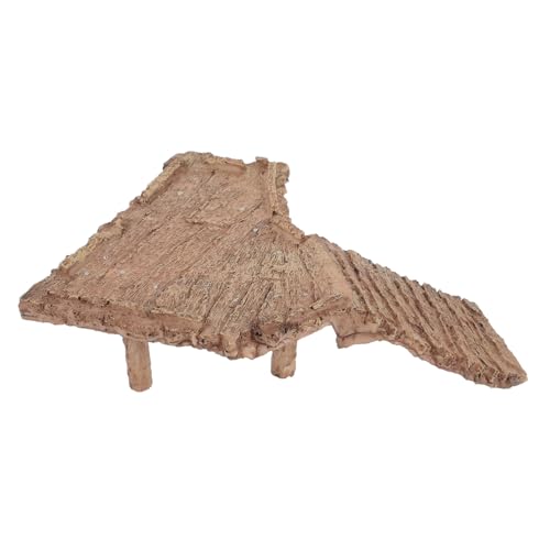 Toyvian Schildkröten Backenplattform aus Harz rutschfeste Sonnenplattform für Reptilien für Wasserschildkröten Frösche und Eidechsen mit Natürlicher Holztextur und Stabiler Toyvian Schildkröten Backenplattform aus Harz rutschfeste Sonnenplattform für Reptilien für Wasserschildkröten Frösche und Eidechsen mit Natürlicher Holztextur und Stabiler von Toyvian