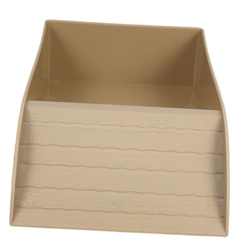 Toyvian Schildkrötenbadewanne Lebensraumplattform Für Schildkröten Schildkröte Kletterspielzeug Kletterrampe Für Schildkröten Futternapf Für Reptilien Schildkröte Badepool Plastik Coffee von Toyvian