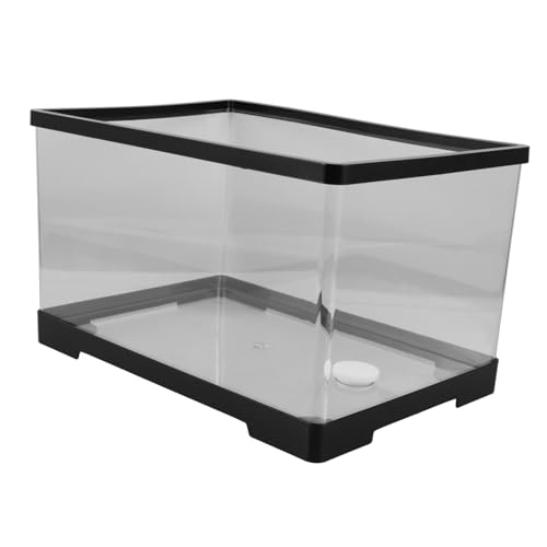 Toyvian Schildkrötenbecken Betta Aquarium Mini Aquarium Durchsichtig Betta Fischglas Fischschalen Für Kampffische Kleines Betta Aquarium Fischbecken Kleines Fischzubehör Kleines von Toyvian