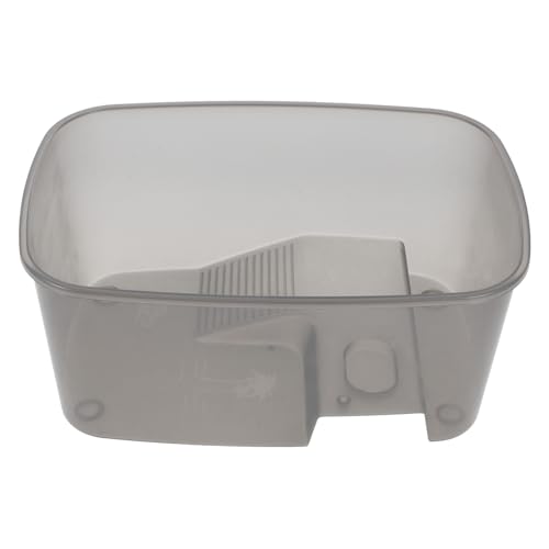 Toyvian Schildkrötenbecken Schildkrötenpanzer Schildkröten-Aquarium Schildkröten Lebensraum Abs Dark Grey von Toyvian