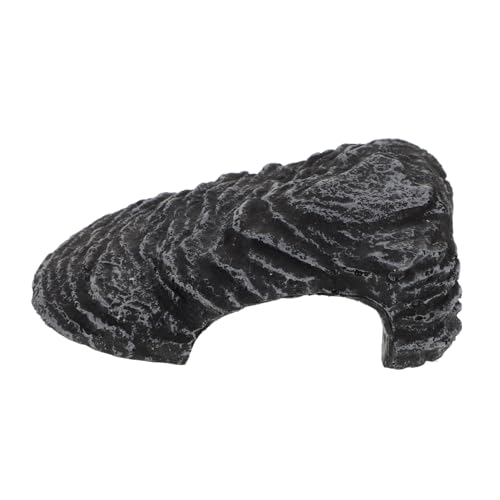 Toyvian Schildkrötenplattform Schildkrötenrampe Für Panzer Klettern Ruhende Sonnenterasse Schildkrötenfelsen Schildkrötelebensraum Ornament Reptilienfelsen Reptilienhaut Wasser- Harz Grey von Toyvian