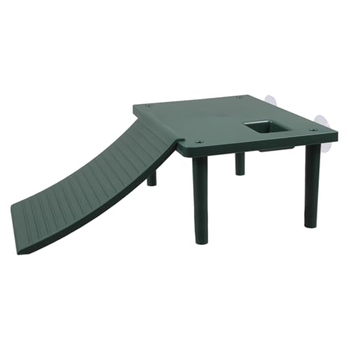 Toyvian Schildkrötenterrasse Schildkröten Schwimmplattform Angel Schwimmdock Reptilien Leiste Schildkrötenbecken Zubehör Schildkrötenkäfig Schildkrötenrampe von Toyvian