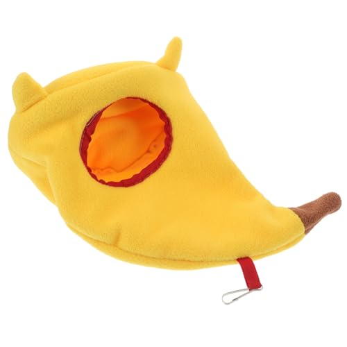 Toyvian Schlafsack Vogelnest meerschweinchen Bett Hamster hängendes kleines Haustierversteck Rattenhängematte Unterschlupf für Hamster Kauen Molar Sticks Dickes Vlies Yellow Toyvian Schlafsack Vogelnest meerschweinchen Bett Hamster hängendes kleines Haustierversteck Rattenhängematte Unterschlupf für Hamster Kauen Molar Sticks Dickes Vlies Yellow von Toyvian