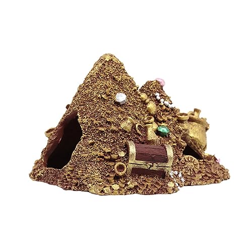 Toyvian Schmuckturmhandwerk Aqua Panzerdekoration Ornament Dekorationen künstlich Form groß Fischtankdekor dekorative Tankdekoration Tankverzierung Wassertank Dekoration Harz von Toyvian