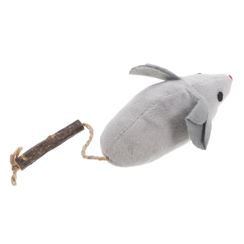 Toyvian Simulations- - Mausspielzeug Für Katzen Katzenminze Mäuse Katzenspielzeug Interaktives -katzenspielzeug Katzenspielzeug Katzenmäuse Polygonum Holz Grey Toyvian Simulations- - Mausspielzeug Für Katzen Katzenminze Mäuse Katzenspielzeug Interaktives -katzenspielzeug Katzenspielzeug Katzenmäuse Polygonum Holz Grey von Toyvian