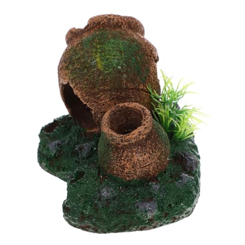 Toyvian Sinkendes Garnelenhaus Aus Holz Für Aquarien Versteck Höhle Ornamente Tankdekoration Garnelen Fischversteck Höhle Aquariumdekoration Verstecke Gehege Verstecke Harz von Toyvian