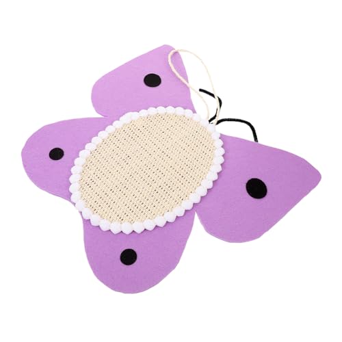 Toyvian Sisal Katzen Griff katzenbedarf katzenkissen katzenmöbel katzenspielzeug katzenmatte Schmetterling kratzen Lanyard-Kratzbrett für Katzen wiederverwendbares Kratzpad gefühlt Toyvian Sisal Katzen Griff katzenbedarf katzenkissen katzenmöbel katzenspielzeug katzenmatte Schmetterling kratzen Lanyard-Kratzbrett für Katzen wiederverwendbares Kratzpad gefühlt von Toyvian