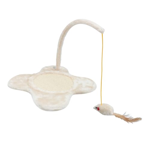Toyvian Sisal Katzenkratzbaum Mit Hängendem Mausspielzeug Blumenförmiger Kratzbaum Für Kätzchen Und Katzen Im Innenbereich Fördert Bewegung Und Spielspaß Toyvian Sisal Katzenkratzbaum Mit Hängendem Mausspielzeug Blumenförmiger Kratzbaum Für Kätzchen Und Katzen Im Innenbereich Fördert Bewegung Und Spielspaß von Toyvian