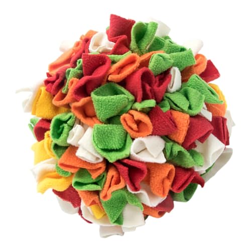 Toyvian Sniff Ball Interaktives Futterspielzeug aus Strapazierfähigem TPR Fördert Schnüffeltraining für Welpen für Drinnen und Draußen Toyvian Sniff Ball Interaktives Futterspielzeug aus Strapazierfähigem TPR Fördert Schnüffeltraining für Welpen für Drinnen und Draußen von Toyvian