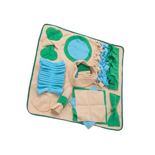 Toyvian Snuffle Mat für Hunde Kreative Futtermatte aus Sicherem Langlebigem Material Training für Langsames Fressen und Suchverhalten Geeignet für Kleine bis Große Hunde Fördert Gesunde von Toyvian