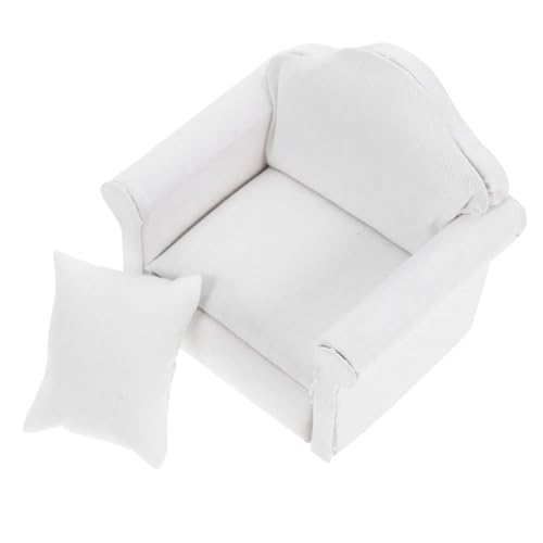 Toyvian Sofa Für Kleine Haustiere Haustier-hängemattennest Entzückendes Miniatursofa Miniatur-Sofa Schmücken Puppenhausmöbel Hamsterbett Mini-couchspielzeug Frettchen Bett Hölzern Weiß von Toyvian