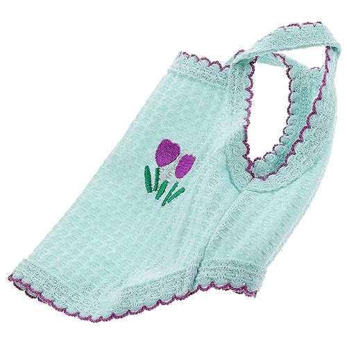 Toyvian Atmungsaktives Sommer-hundeshirt Mit Blumenstickerei Komfortable Hunde-Weste Für Kleine Hunde Haustierkleidung Für Reisen Und Fotoshootings von Toyvian