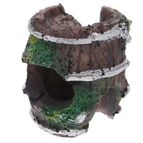 Toyvian Spinnen-versteck, Höhle, Garnelen, Zerbrochenes Fass, Unterschlupf, Aquarium-versteck, Dekoration, Reptilien-versteck, Fass, Kleintier-versteck, Aquarium, Landschaftsdekoration Toyvian Spinnen-versteck, Höhle, Garnelen, Zerbrochenes Fass, Unterschlupf, Aquarium-versteck, Dekoration, Reptilien-versteck, Fass, Kleintier-versteck, Aquarium, Landschaftsdekoration von Toyvian