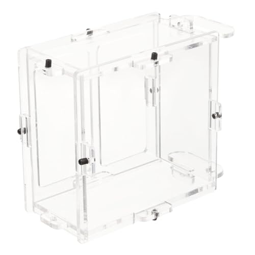 Toyvian Spritzsichere Lebensmittelschachtel Vogelhäuschenkäfig Durcheinander Vogelhändler Tablett Essen verschütten Hirse Vogelkäfig Tablett Futterspender für Papageien Acryl Transparent Toyvian Spritzsichere Lebensmittelschachtel Vogelhäuschenkäfig Durcheinander Vogelhändler Tablett Essen verschütten Hirse Vogelkäfig Tablett Futterspender für Papageien Acryl Transparent von Toyvian