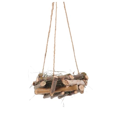 Toyvian Strohbirge Nest Anhänger Vogelnest hängend klein Nester breit Fake-Nest- Strohnest- einzigartiges dekoratives Vogelhaus Heu Toyvian Strohbirge Nest Anhänger Vogelnest hängend klein Nester breit Fake-Nest- Strohnest- einzigartiges dekoratives Vogelhaus Heu von Toyvian