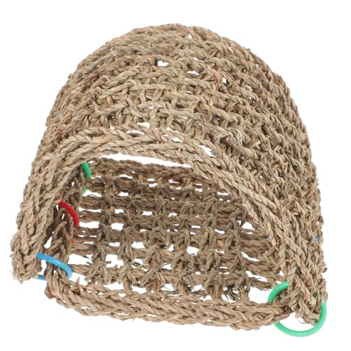 Toyvian Strohvogelnest Handgewebt Großes Papageiennest und Atmungsaktives Material für Tauben und Große Gartendekoration und Rückzugsort Toyvian Strohvogelnest Handgewebt Großes Papageiennest und Atmungsaktives Material für Tauben und Große Gartendekoration und Rückzugsort von Toyvian